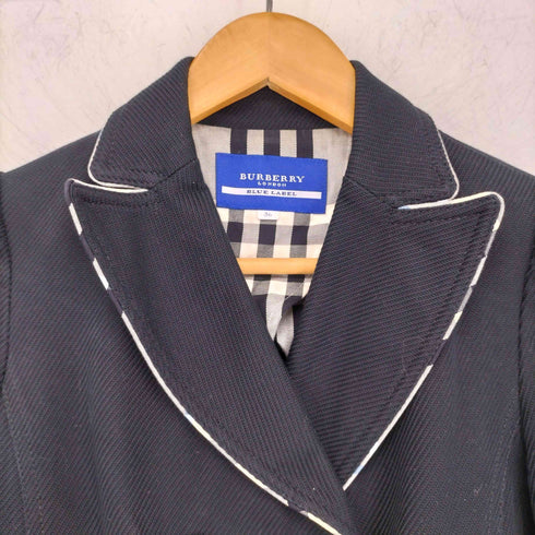 バーバリーブルーレーベル BURBERRY BLUE LABEL 裏地ノヴァチェックテーラードコート レディース 36