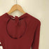 babaco Twisted cotton back tied ロングスリーブプルオーバー レディース JPN:1