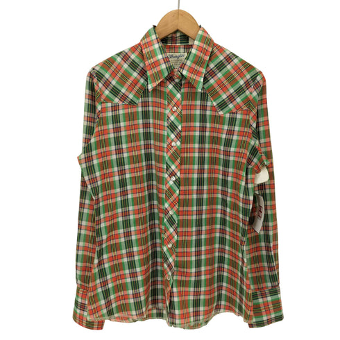 ラングラー Wrangler 70S-80S USA製 ウエスタンシャツ メンズ