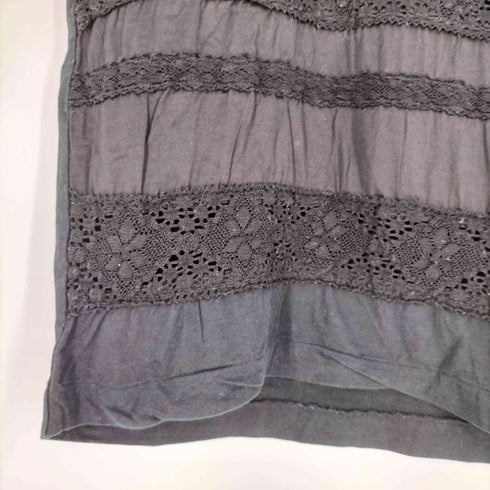 トリココムデギャルソン tricot COMME des GARCONS AD2013 14SS フロントレースドッキング Tシャツ レディース JPN:S