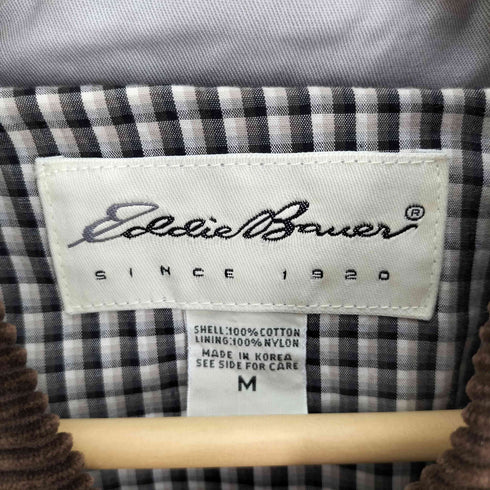 エディーバウアー Eddie Bauer 襟コーデュロイ ハンティング ジャケット メンズ import:M