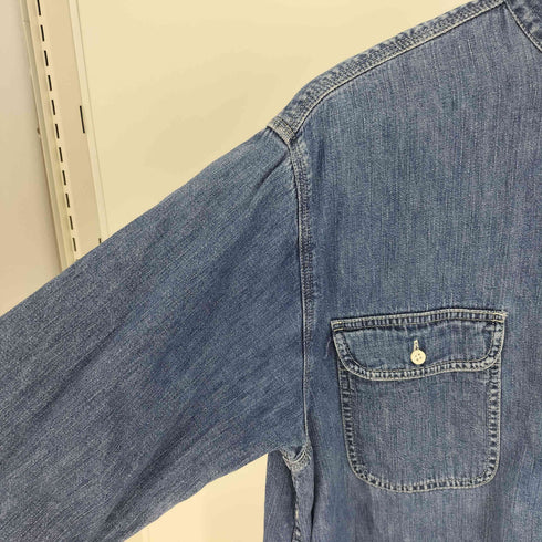 リーバイス Levis バンドカラー L/S デニムシャツ メンズ import:M