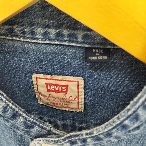リーバイス Levis バンドカラー L/S デニムシャツ メンズ import:M