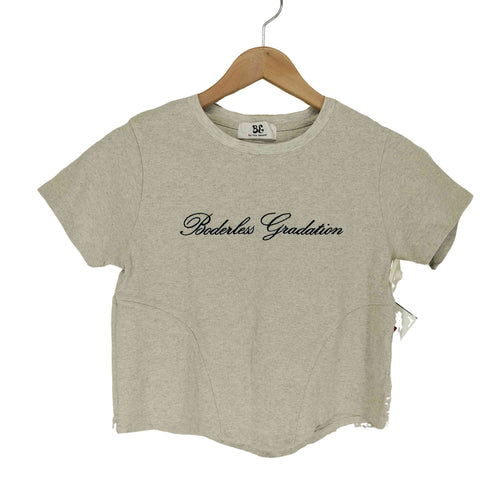 BG by toa takami フロント刺繍クロップドTシャツ cool レディース FREE