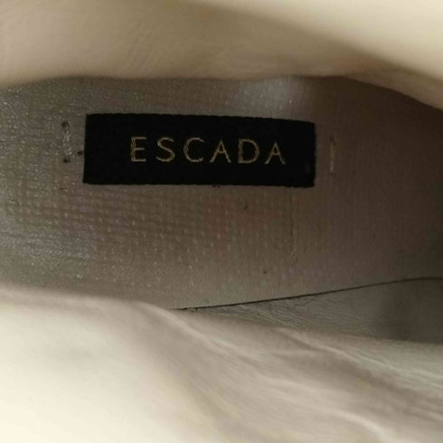 エスカーダ ESCADA ショートブーツ ウェッジソール フェイクファー レディース EUR:36