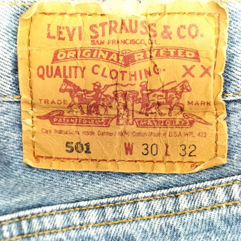 リーバイス Levis 90S USA製 501デニムパンツ ボタン裏520 メンズ 30/32
