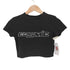 ラインストーンチビTシャツ Y2K レディース