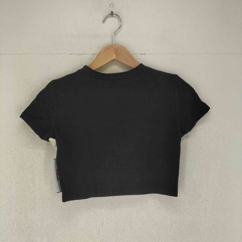 ラインストーンチビTシャツ Y2K レディース