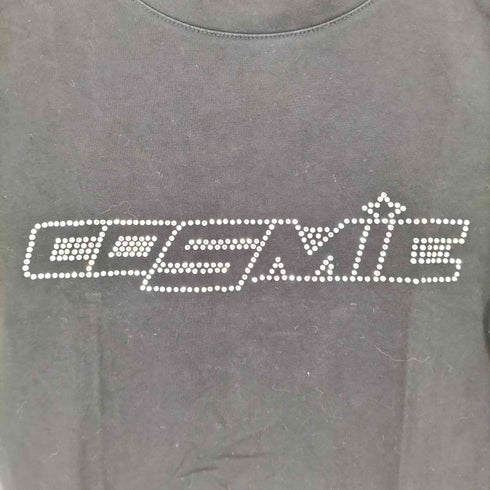 ラインストーンチビTシャツ Y2K レディース