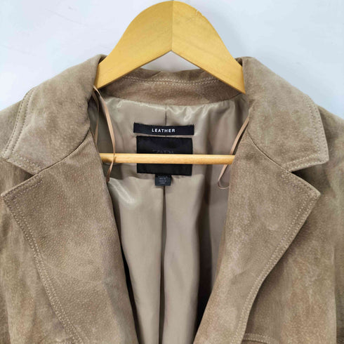 ザラ ZARA スウェード リアルレザー ジャケット レディース import:XL