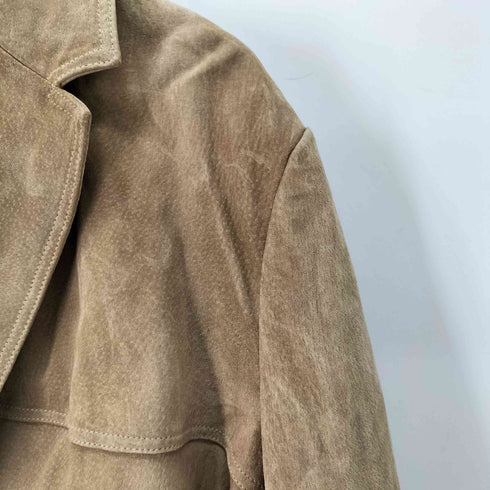 ザラ ZARA スウェード リアルレザー ジャケット レディース import:XL