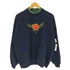 フラワー刺繍 クルーネック スウェット メンズ