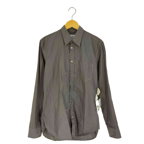 メゾンマルジェラ Maison Margiela 19AW 10 ガーメントダイポプリンスリムシャツ メンズ 39