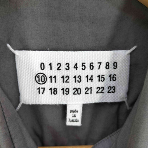 メゾンマルジェラ Maison Margiela 19AW 10 ガーメントダイポプリンスリムシャツ メンズ 39
