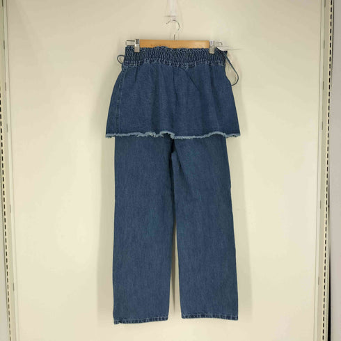 サマンサモスモス samansa Mos2 スカートセットデニムパンツ レディース FREE