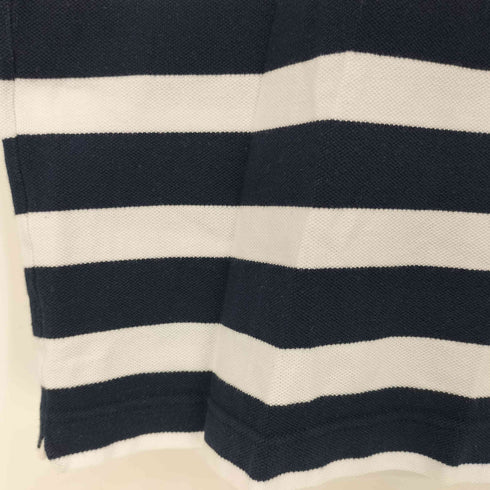 ラコステ LACOSTE ロゴワッペン ボーダー 鹿の子 ポロシャツ メンズ JPN:5