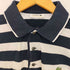 ラコステ LACOSTE ロゴワッペン ボーダー 鹿の子 ポロシャツ メンズ JPN:5