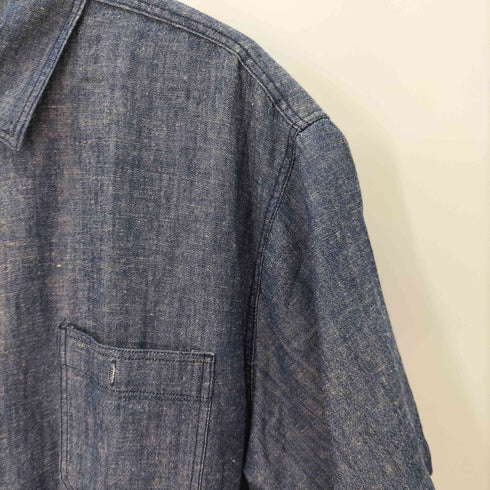 エディーバウアー Eddie Bauer コットンリネン S/S シャツ メンズ JPN:XL