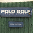 ポロゴルフラルフローレン POLO GOLF RALPH LAUREN エンブレム デザイン ケーブル編み コットン ニット ベスト メンズ import:L