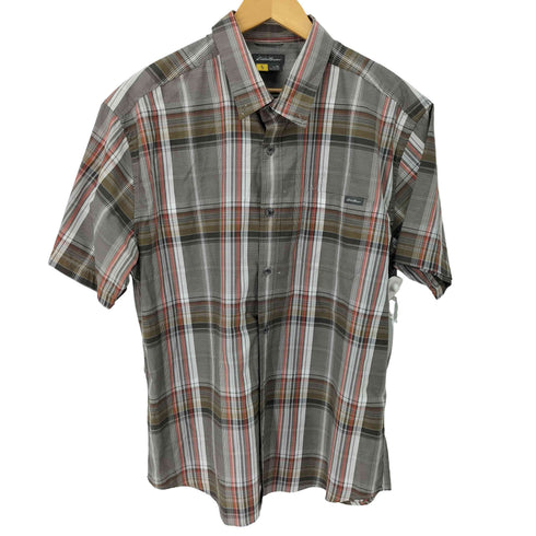 エディーバウアー Eddie Bauer S/S ボタンダウンチェックシャツ メンズ JPN:XL