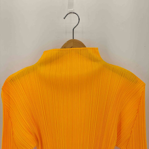 プリーツプリーズイッセイミヤケ PLEATS PLEASE ISSEY MIYAKE 10SS ボトルネック ロングスリーブ プリーツ カットソー レディース JPN:3
