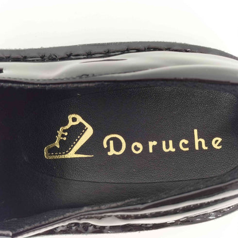 ドルチェ doruche ステッチダウンエナメルローファー レディース JPN:22.5