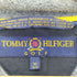 トミーヒルフィガーゴルフ TOMMY HILFIGER GOLF 90S USA製 ナイロン切替 ハーフジップ フリース プルオーバー ジャケット メンズ import:M