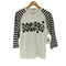 コムデギャルソンシャツ COMME des GARCONS SHIRT ラグランスリーブボーダー切替カットソー メンズ S