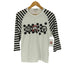 コムデギャルソンシャツ COMME des GARCONS SHIRT ラグランスリーブボーダー切替カットソー メンズ S