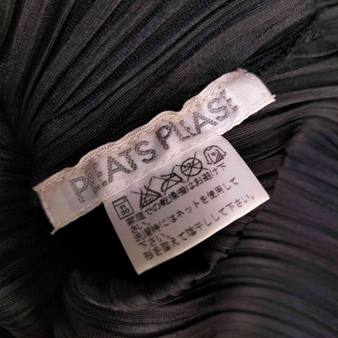 プリーツプリーズイッセイミヤケ PLEATS PLEASE ISSEY MIYAKE 12AW ワイドネック ロングスリーブ プリーツ カットソー レディース JPN:3