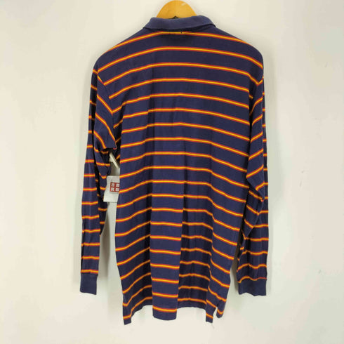 ポロバイラルフローレン Polo by RALPH LAUREN 90S ボーダーL/S ポロシャツ メンズ import:L