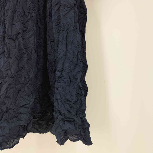 プリーツプリーズイッセイミヤケ PLEATS PLEASE ISSEY MIYAKE 12SS メレンゲ クラッシュ シワ加工 切替 プリーツ ワンピース レディース JPN:3
