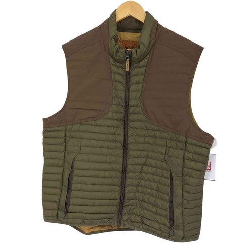 エディーバウアー Eddie Bauer ナイロン切替 ダウンベスト メンズ JPN:XL