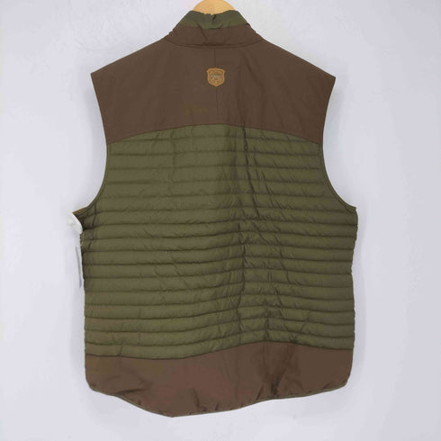 エディーバウアー Eddie Bauer ナイロン切替 ダウンベスト メンズ JPN:XL
