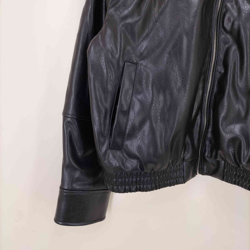 ザラ ZARA フェイクレザー ボンバージャケット レディース JPN:S