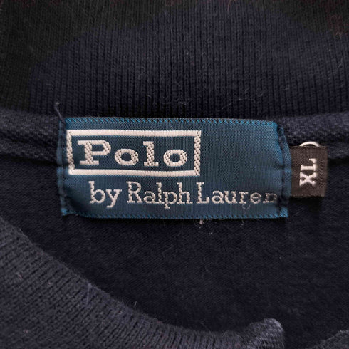 ポロバイラルフローレン Polo by RALPH LAUREN 90s ビックポニー 鹿の子 ポロシャツ メンズ JPN:XL