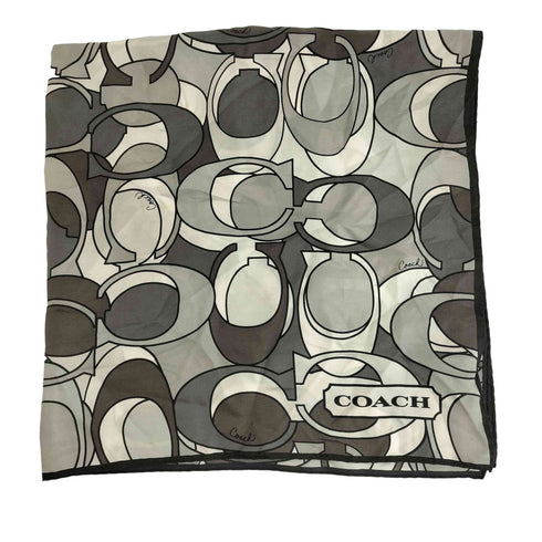 コーチ COACH シグネチャー シルクスカーフ レディース