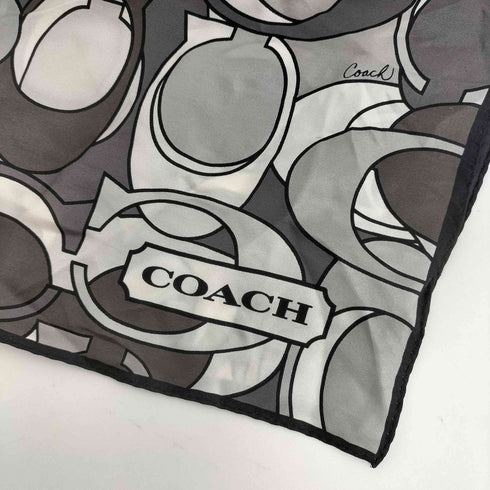 コーチ COACH シグネチャー シルクスカーフ レディース