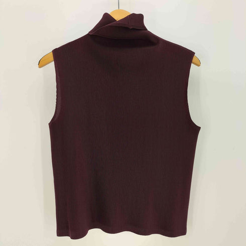 プリーツプリーズイッセイミヤケ PLEATS PLEASE ISSEY MIYAKE 12AW タートルネック ノースリーブ プリーツブラウス レディース JPN:3
