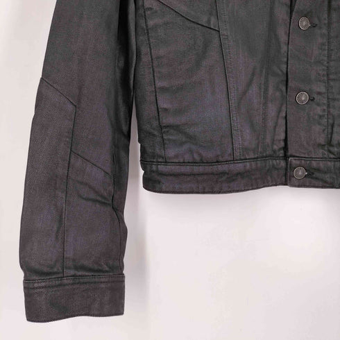 ディーゼル DIESEL コーティングデニムジャケット メンズ import:L