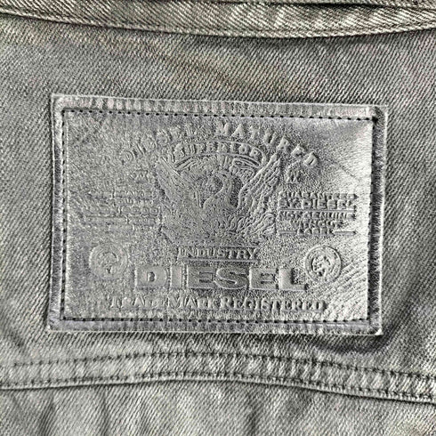 ディーゼル DIESEL コーティングデニムジャケット メンズ import:L