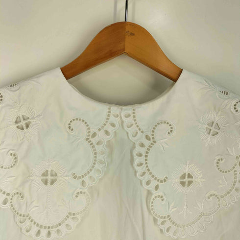 マチェット machatt レースカラーブラウス ノースリーブ レディース FREE