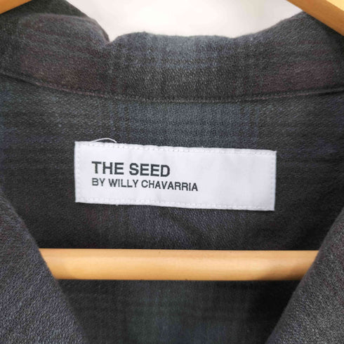 ウィリーチャバリア WILLY CHAVARRIA THE SEED オンブレチェックシャツ メンズ US:40