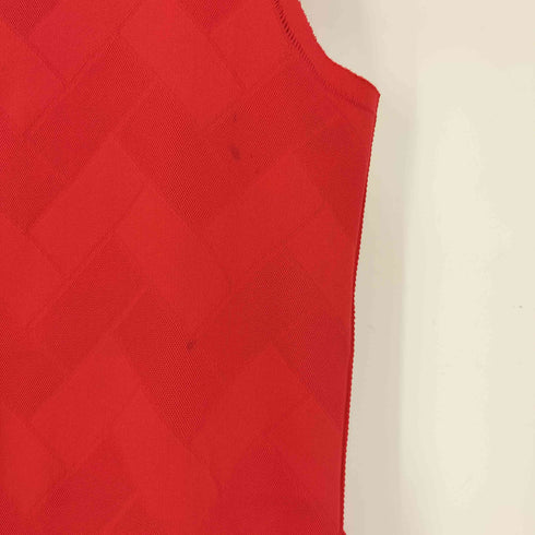 プリーツプリーズイッセイミヤケ PLEATS PLEASE ISSEY MIYAKE 09SS A-POC INSIDE Vネック 変形 デザイン ノースリーブブラウス レディース JPN:3