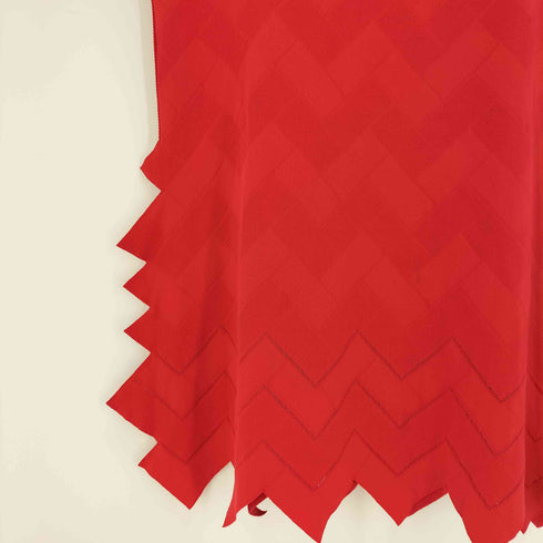 プリーツプリーズイッセイミヤケ PLEATS PLEASE ISSEY MIYAKE 09SS A-POC INSIDE Vネック 変形 デザイン ノースリーブブラウス レディース JPN:3