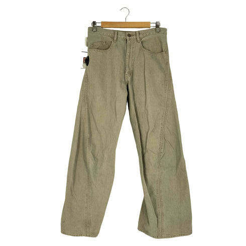 ネヴァーフォーゲット NVRFRGT 24SS 3D ツイステッド ワイドレッグ ジーンズ デニム パンツ / 3D TWISTED WIDE LEG JEANS / DIRTY FADED INDIGO メンズ JPN:2