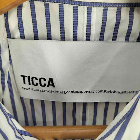 ティッカ TICCA ストライプビッグシャツ レディース FREE
