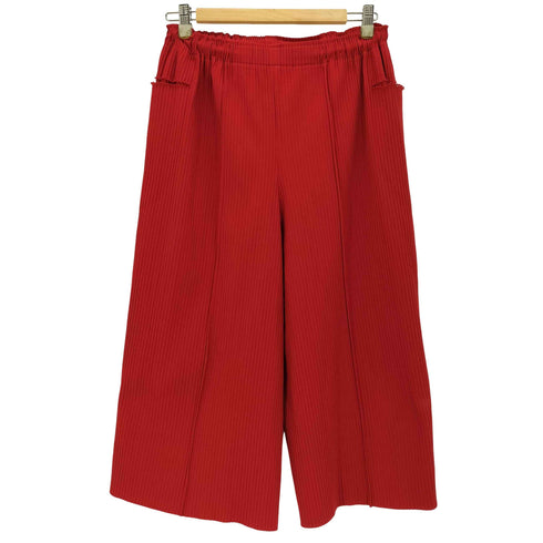 ミー イッセイミヤケ me ISSEY MIYAKE A-POC INSIDE インサイドアウト プリーツ イージーワイドパンツ バミューダパンツ レディース