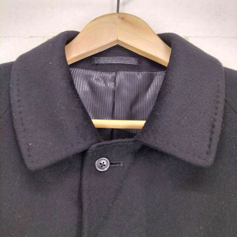 RANBLE CLASSIC LINE pure cashmere カシミヤ100 比翼 ステンカラーコート メンズ JPN:M