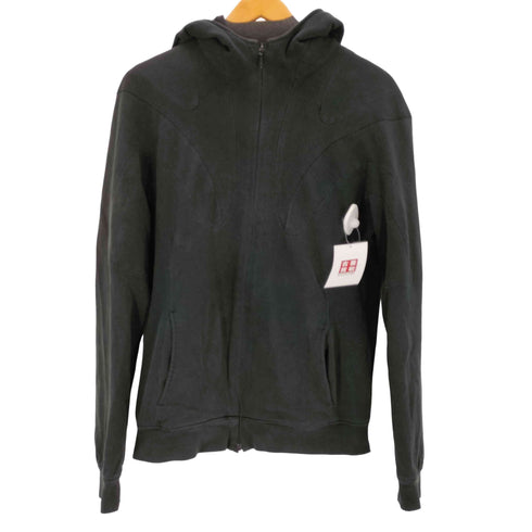 ヨシオクボ yoshio kubo 裏地メッシュ 変形ジップパーカー メンズ JPN:3